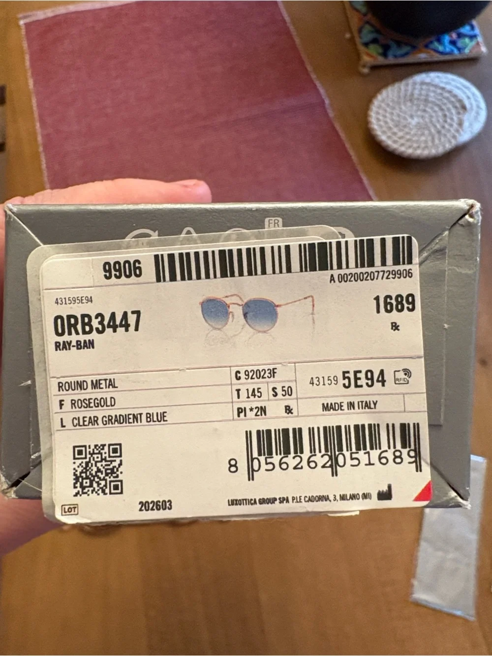 NWT! Ray-Ban Round Metal Sunglasses (Unisex)